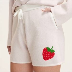 NWT Embroidered Strawberry Sweater Shorts from kate spade new york x Target
